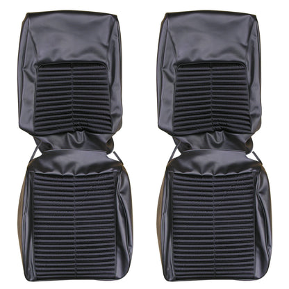 68 CHRYLSER 300 RECLINING BUCKET CLOTH UPHOLSTERY- SRM BLACK CLOTH/BLACK