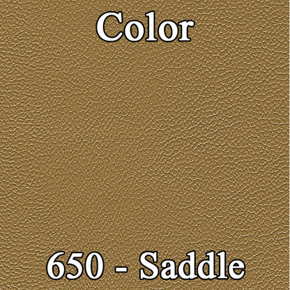 69 CHARGER/DAYTONA BUCKET SEAT UPHOLSTERY - SADDLE