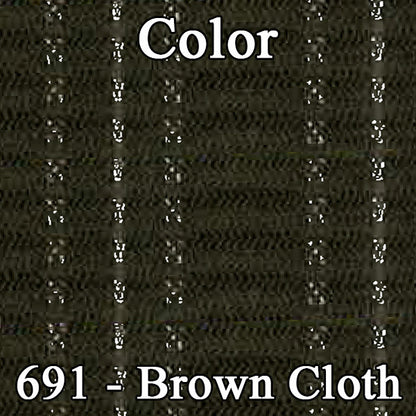 65 BELVEDERE II FRONT DOOR PANELS (PRE-ASSEMBLED) - DARK BROWN/FAWN TAN
