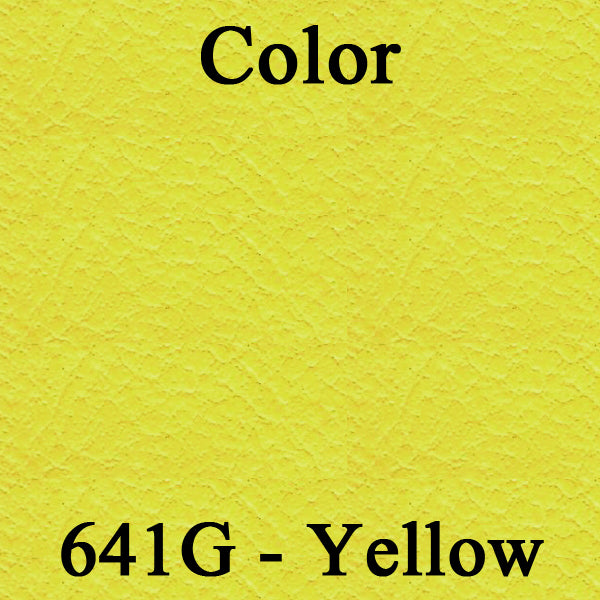 69 CAMARO "DELUXE" HARDTOP REAR PANELS W/ FIXED SEAT (UNASSEMBLED) - YELLOW