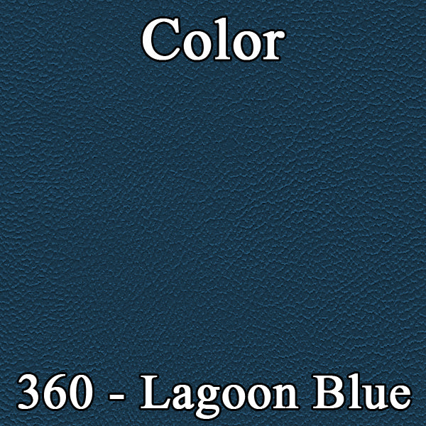 74 CHARGER/SAT/ ROADRUNNER UPHOLSTERY - LAGOON BLUE