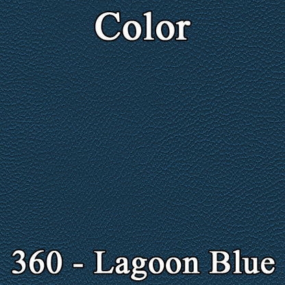 74 CHARGER/SAT/ ROADRUNNER UPHOLSTERY - LAGOON BLUE