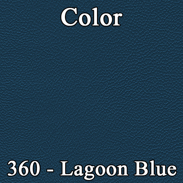 74 BARRACUDA/CHALLENGER BUCKET SEAT UPHOLSTERY - BLUE