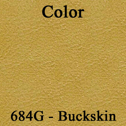 76 CAMARO "DELUXE" DOOR PANELS (UNASSEMBLED) -  BUCKSKIN