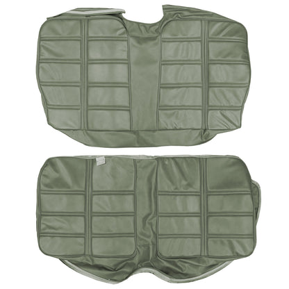 69 BARRACUDA "DELUXE" FASTBACK REAR UPHOLSTERY - GREEN