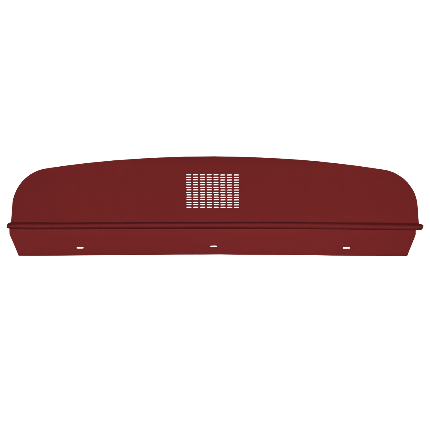 64-65 DODGE/PLYMOUTH B-BODY HARDTOP PACKAGE TRAY WITH CENTER SPEAKER CUT-OUT - RED