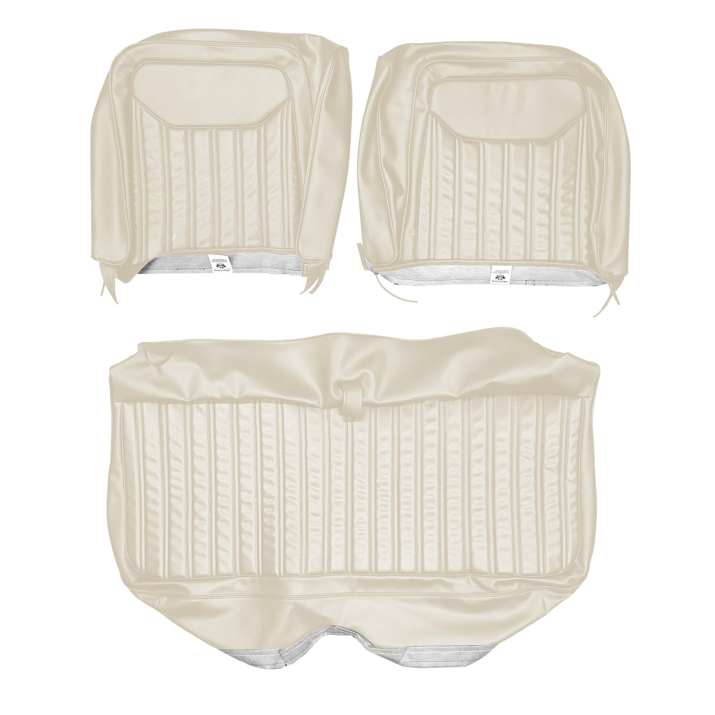 71 CHARGER/SUPERBEE "DELUXE" SPLIT BENCH UPHOLSTERY - WHITE
