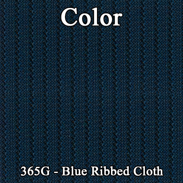 71 MONTE CARLO SPLIT BENCH CLOTH UPHOLSTERY - SRM BLUE CLOTH/BLUE