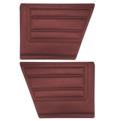 68 BARRACUDA "STANDARD" FASTBACK REAR PANELS - MAROON