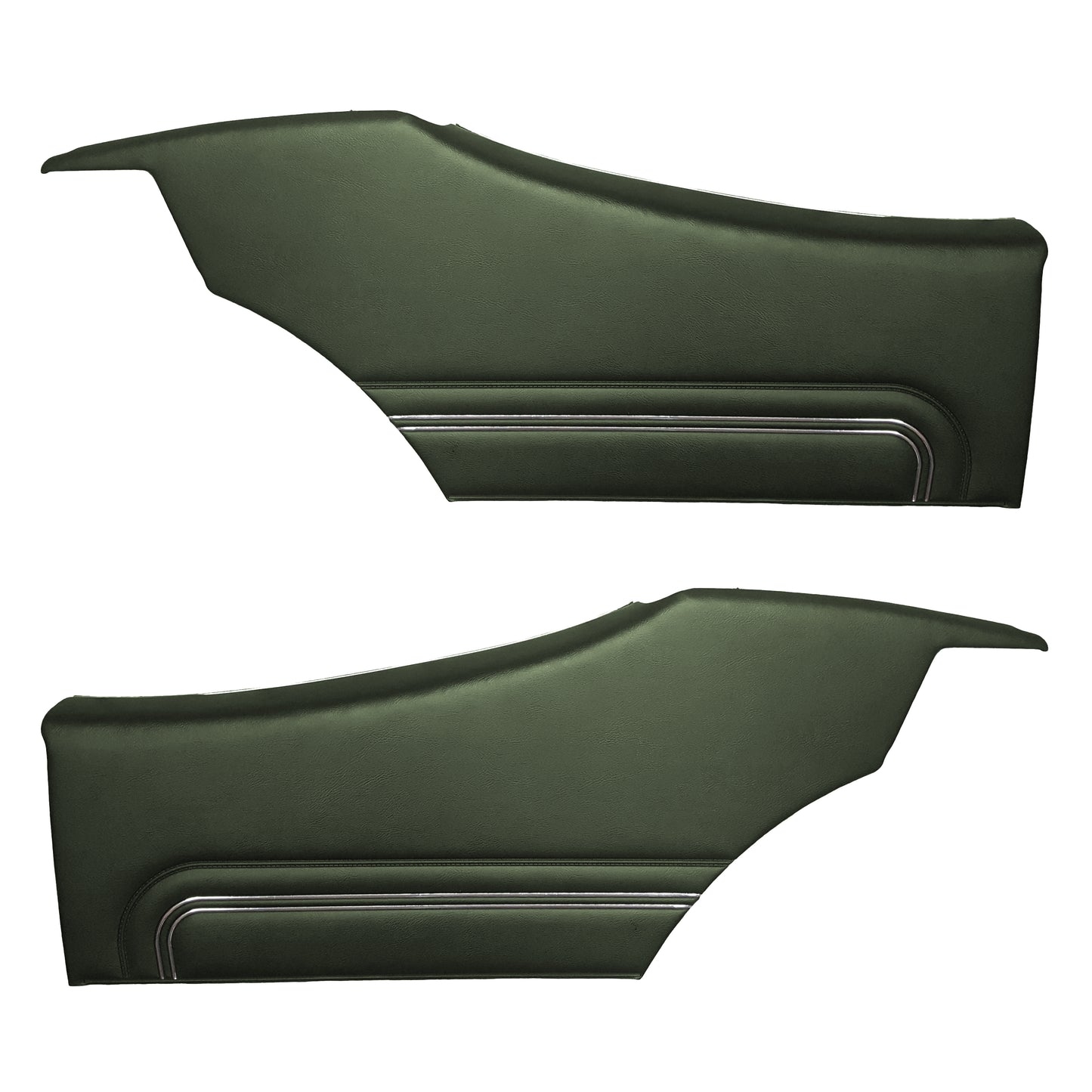 72 GTO/LEMANS SPORT HARDTOP REAR PANELS (PRE-ASSEMBLED) - GREEN