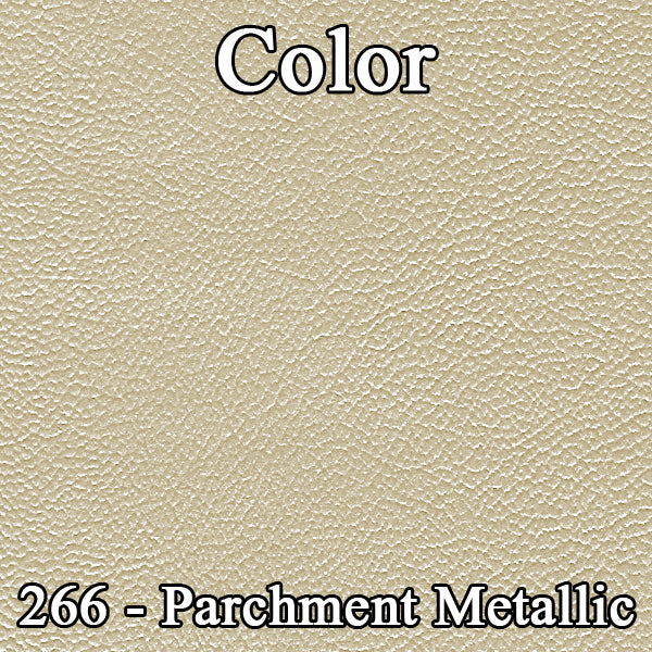 74-76 DART SPORT/DUSTER "STANDARD" FOLD-DOWN REAR UPHOLSTERY - SRM METALLIC PARCHMENT/PARCHMENT