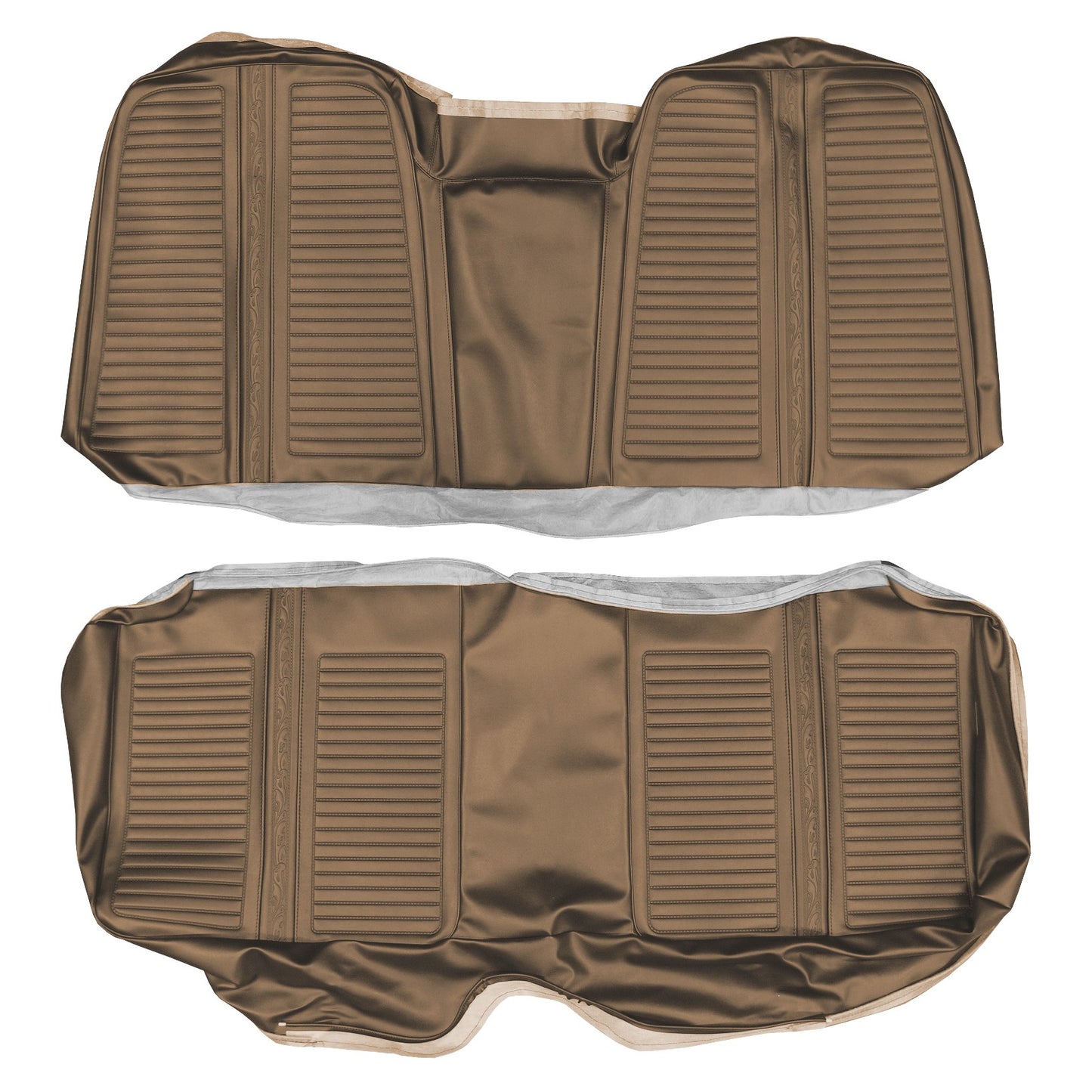 67 SATELLITE/GTX HARDTOP REAR UPHOLSTERY - COPPER