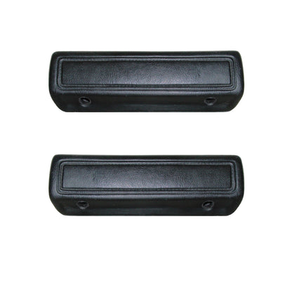 66-70 DODGE/PLYMOUTH B-BODY 9.5" ARMREST PADS - BLACK