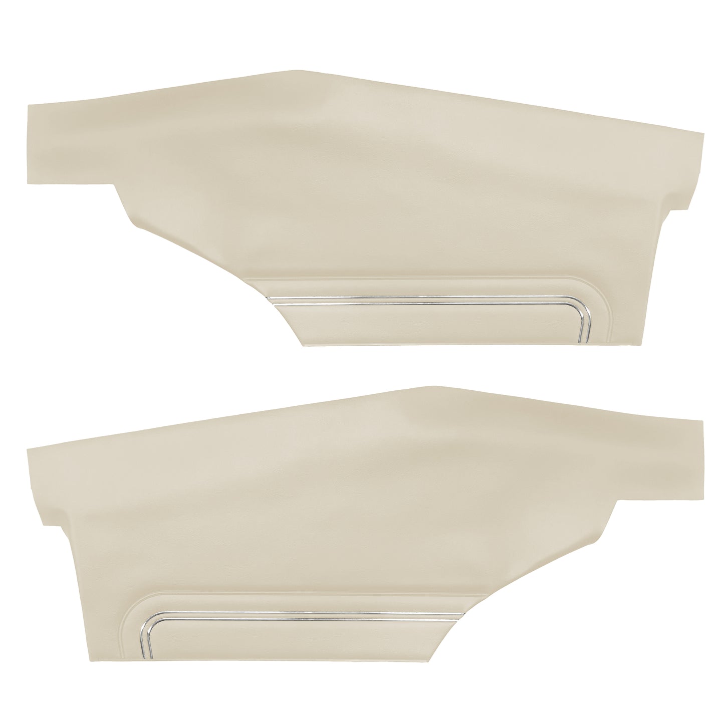 72 GTO/LEMANS SPORT HARDTOP REAR PANELS (UNASSEMBLED) - WHITE
