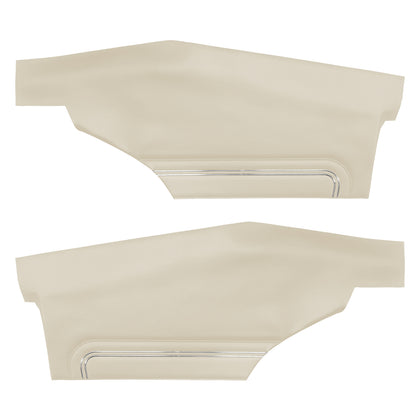 72 GTO/LEMANS SPORT HARDTOP REAR PANELS (UNASSEMBLED) - WHITE
