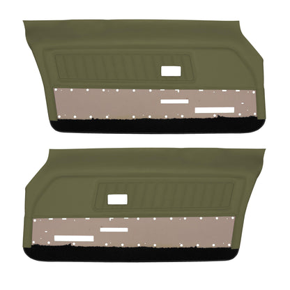 71 FIREBIRD/TRANS AM "DELUXE" DOOR PANELS (UNASSEMBLED) - JADE GREEN