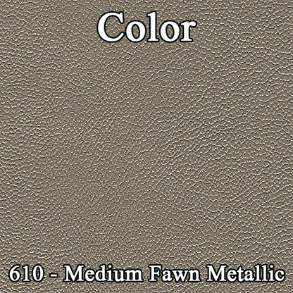 64 CHRYSLER 300/300K HARDTOP REAR UPHOLSTERY - FAWN TAN