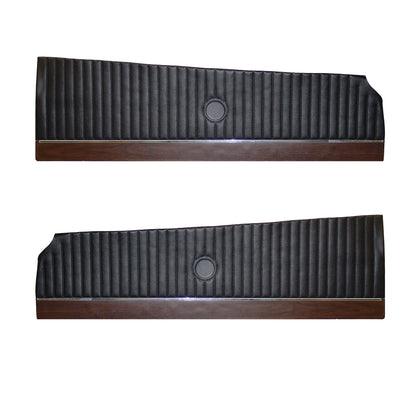 71 CHARGER RT/500 FRONT UPPER DOOR PANELS - BLACK
