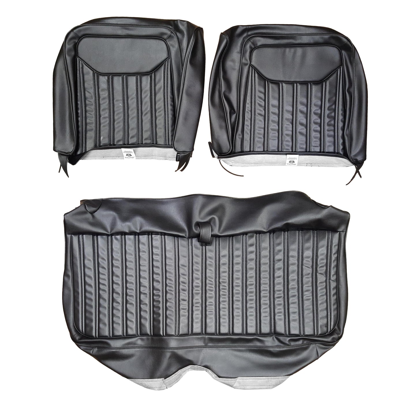 71 CHARGER/SUPERBEE "DELUXE" SPLIT BENCH UPHOLSTERY - BLACK