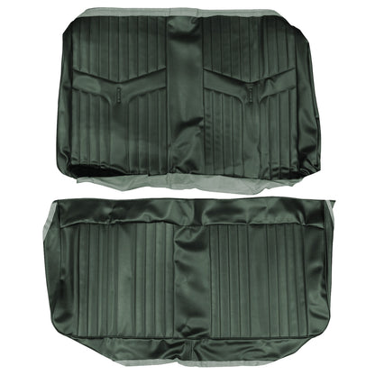 69 GTO/LEMANS CONVERTIBLE REAR UPHOLSTERY - GREEN