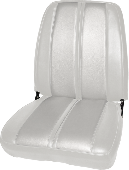 68 SPORT SATELLITE/GTX BUCKET SEAT UPHOLSTERY - PEARL WHITE