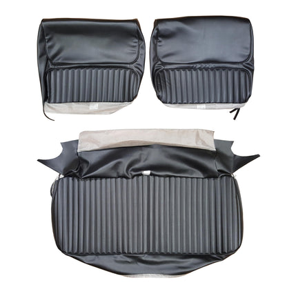 68 SKYLARK/GS 400 SPLIT BENCH UPHOLSTERY - BLACK