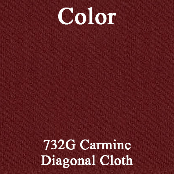 78 CAMARO STD CLOTH BKT SEAT UPH SRM CARMINE PLAID/CARMINE