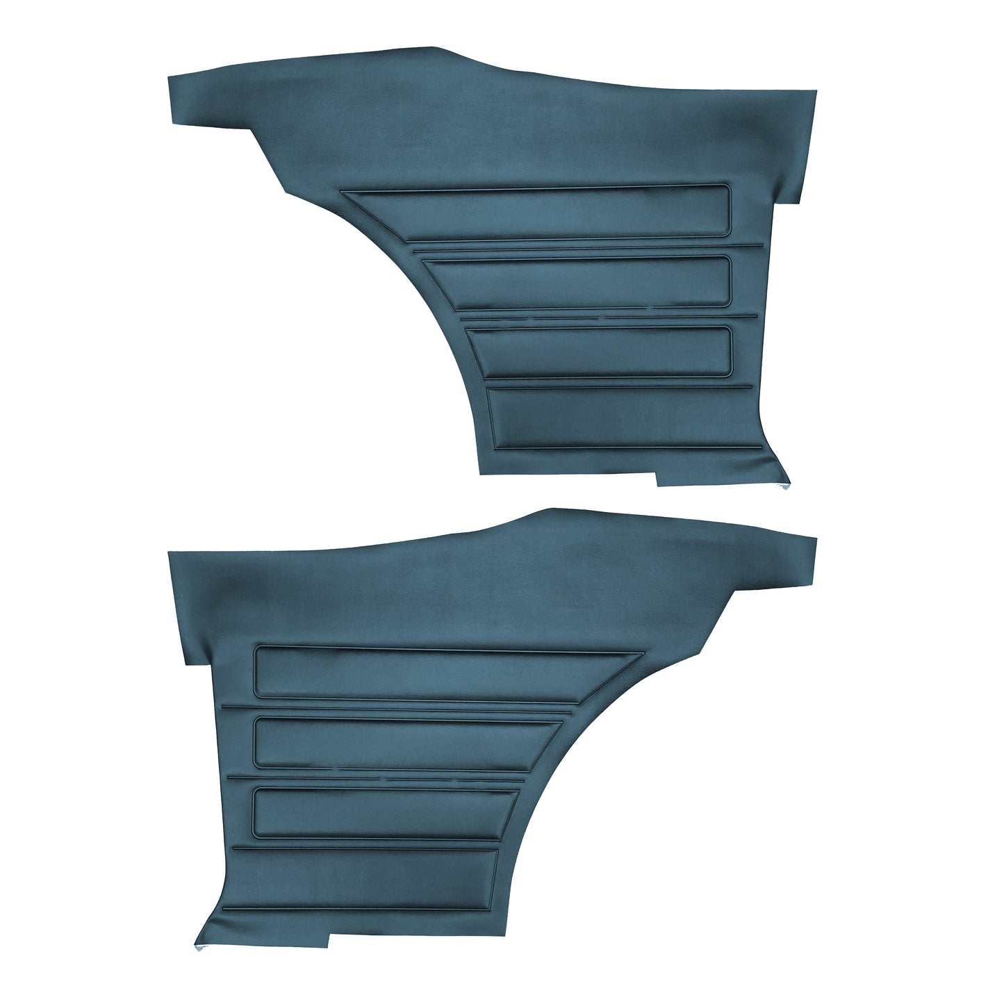 68 GTO/LEMANS HARDTOP REAR PANELS (UNASSEMBLED) - BLUE