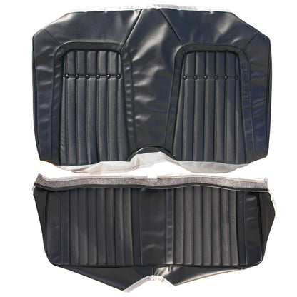 69 CAMARO "DELUXE" FIXED CONV. REAR UPHOLSTERY - BLACK