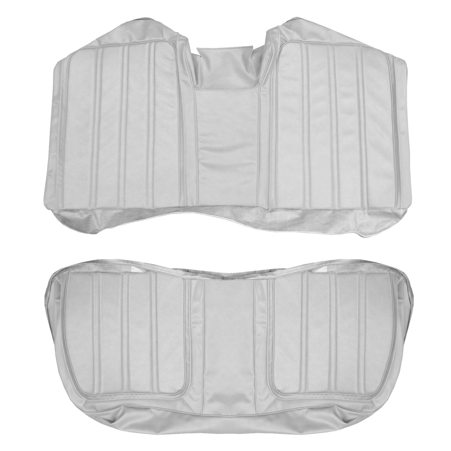 69 FURY III CONVERTIBLE REAR UPHOLSTERY - WHITE
