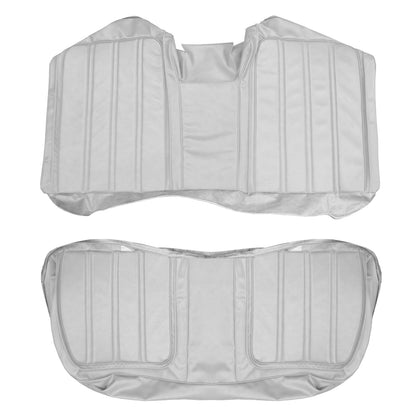 69 FURY III CONVERTIBLE REAR UPHOLSTERY - WHITE