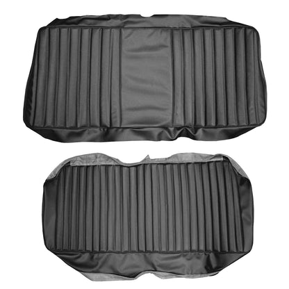 75-76 DART SWINGER/SCAMP HARDTOP REAR UPHOLSTERY - BLACK
