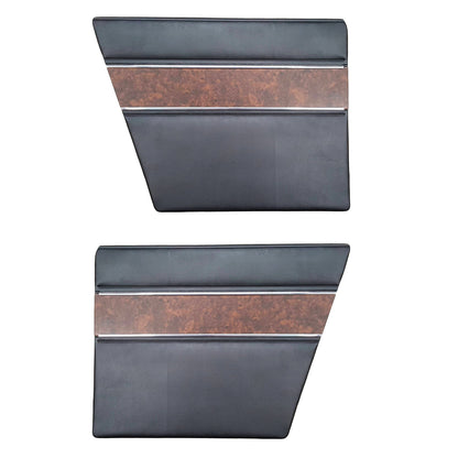 68 BARRACUDA "DELUXE" FASTBACK REAR PANELS - BLACK