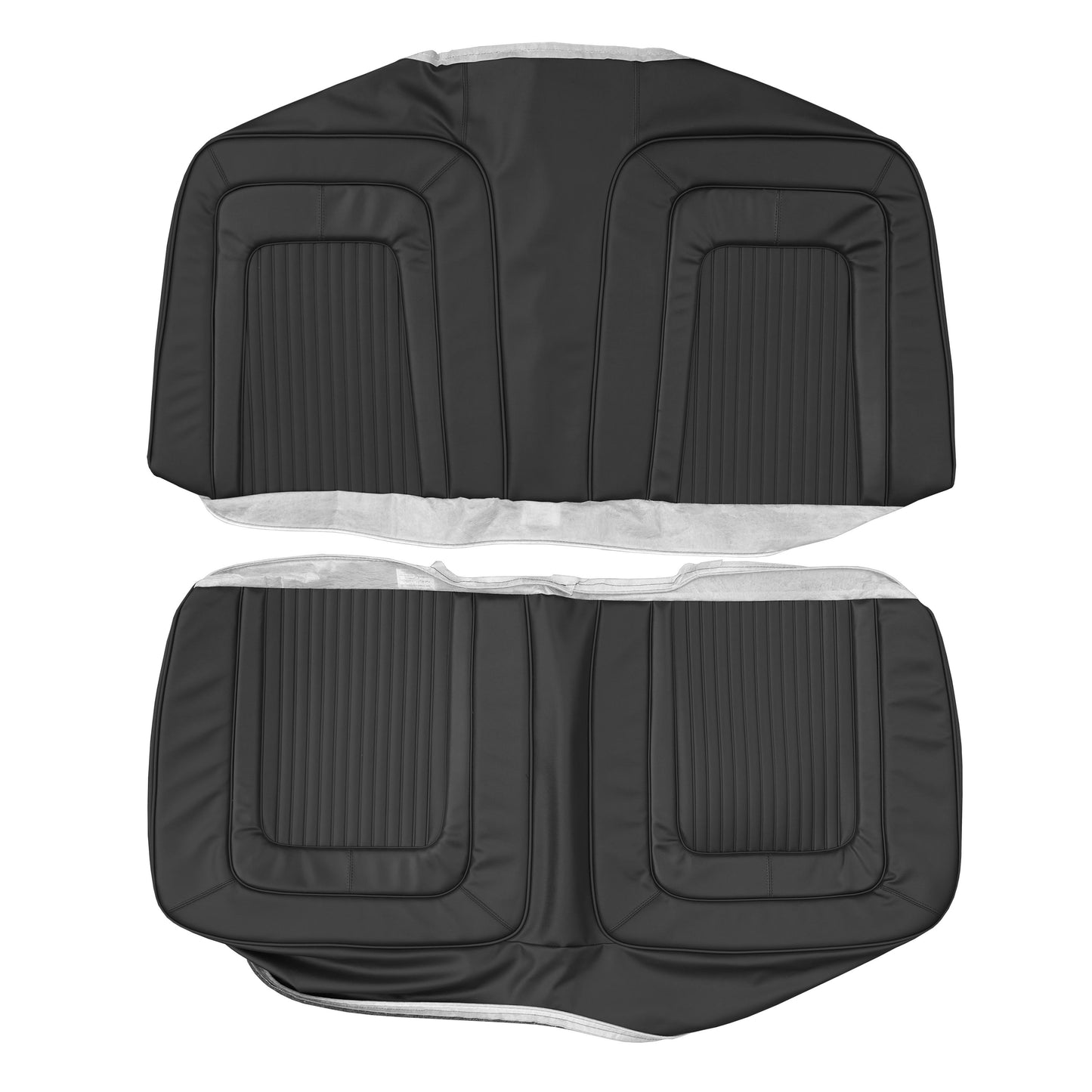 65 CORONET 500 CONVERTIBLE REAR UPHOLSTERY - BLACK
