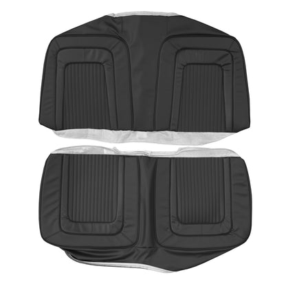 65 CORONET 500 CONVERTIBLE REAR UPHOLSTERY - BLACK