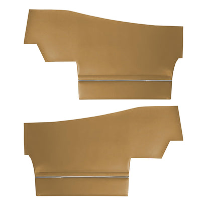 69 GTO/LEMANS CONVERTIBLE REAR PANELS (UNASSEMBLED - GOLD