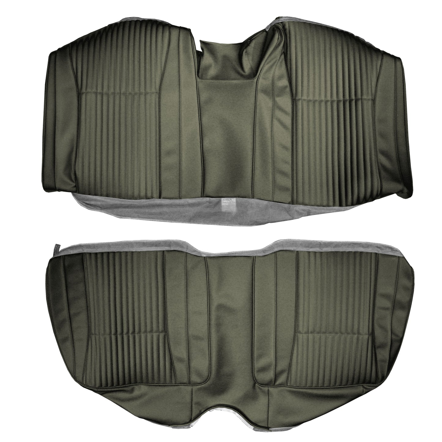 70 CHRYSLER 300/NEWPORT CONV. REAR UPHOLSTERY- GREEN