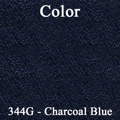 65 CHEVELLE/MALIBU HARDTOP PKG TRAY W/CUTS- CHARCOAL BLUE
