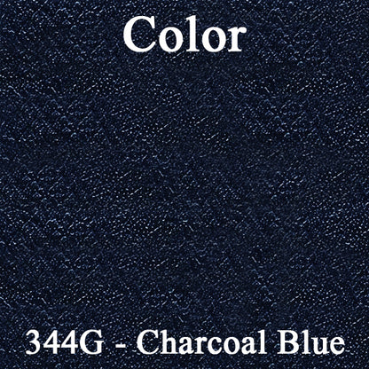 65 CHEVELLE/MALIBU BUCKET SEAT UPHOLSTERY - SRM CHARCOAL BLUE /SRM SLATE