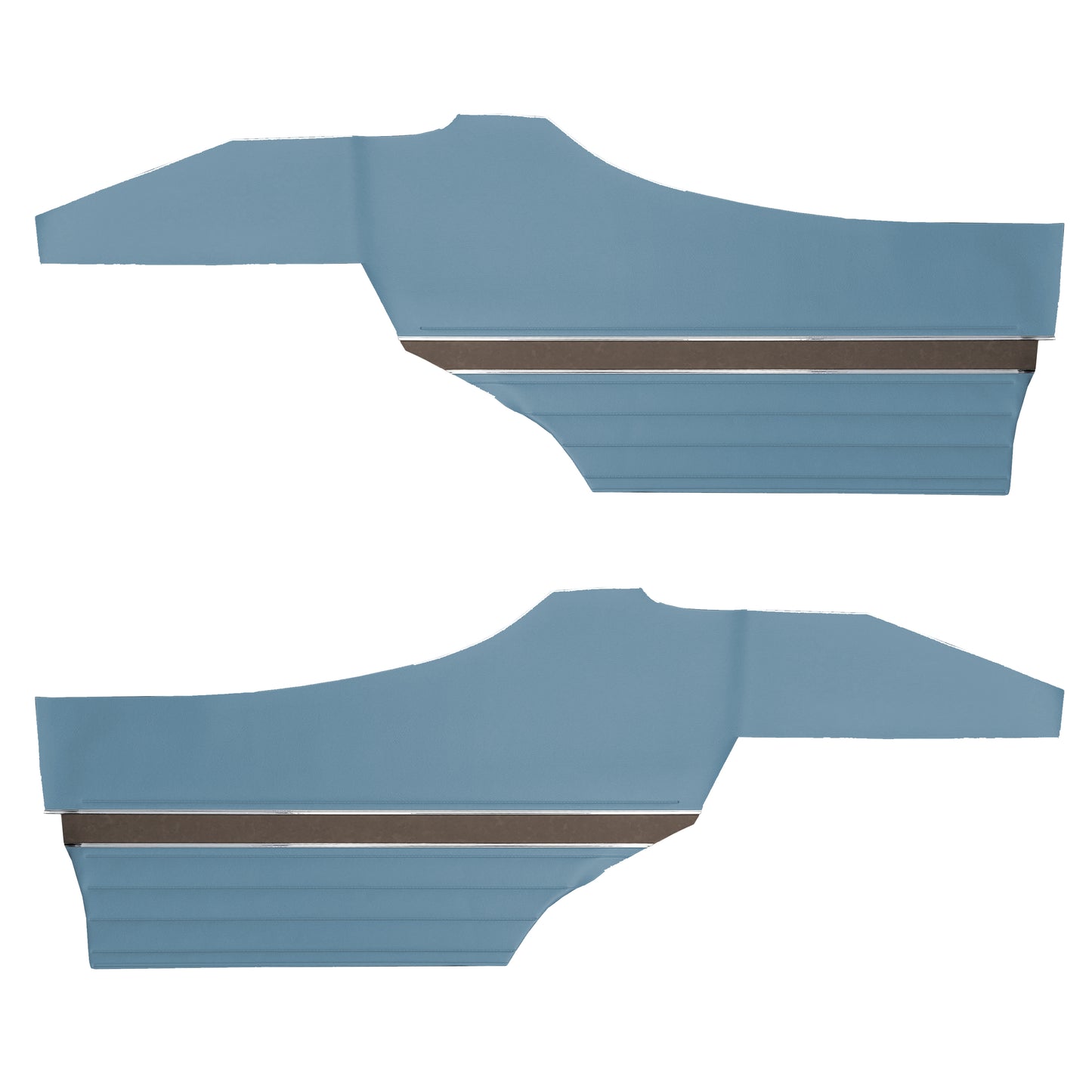 70 CUTLASS 'S'/442 HOLIDAY COUPE REAR PANELS (UNASSEMBLED) - BLUE