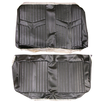69 GTO/LEMANS CONVERTIBLE REAR UPHOLSTERY - BLACK