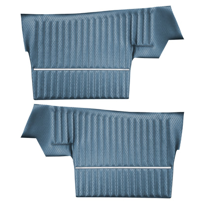 69 CUTLASS 'S'/442 CONVERTIBLE REAR PANELS (UNASSEMBLED) - LIGHT BLUE