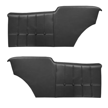71-72 MONTE CARLO HARDTOP REAR PANELS (PRE-ASSEMBLED) - BLACK