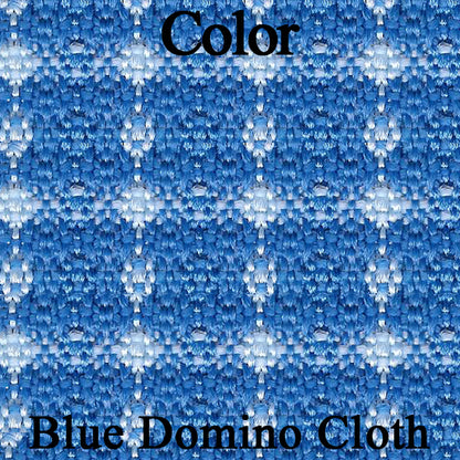 73 CLOTH HTP REAR- BLUE DOMINO