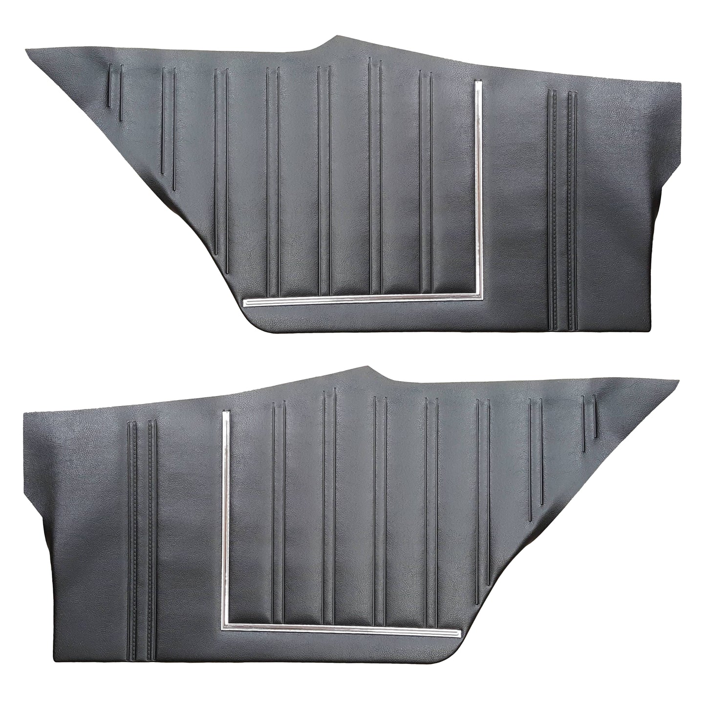 73 SATELLITE SEBRING/ROADRUNNER/GTX "DECOR" HARDTOP REAR UPPER PANELS - BLACK