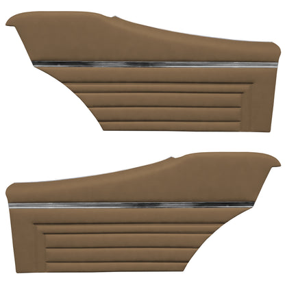 72 SKYLARK/GS "STANDARD" SPORT COUPE REAR PANELS (PRE-ASSEMBLED) - SADDLE
