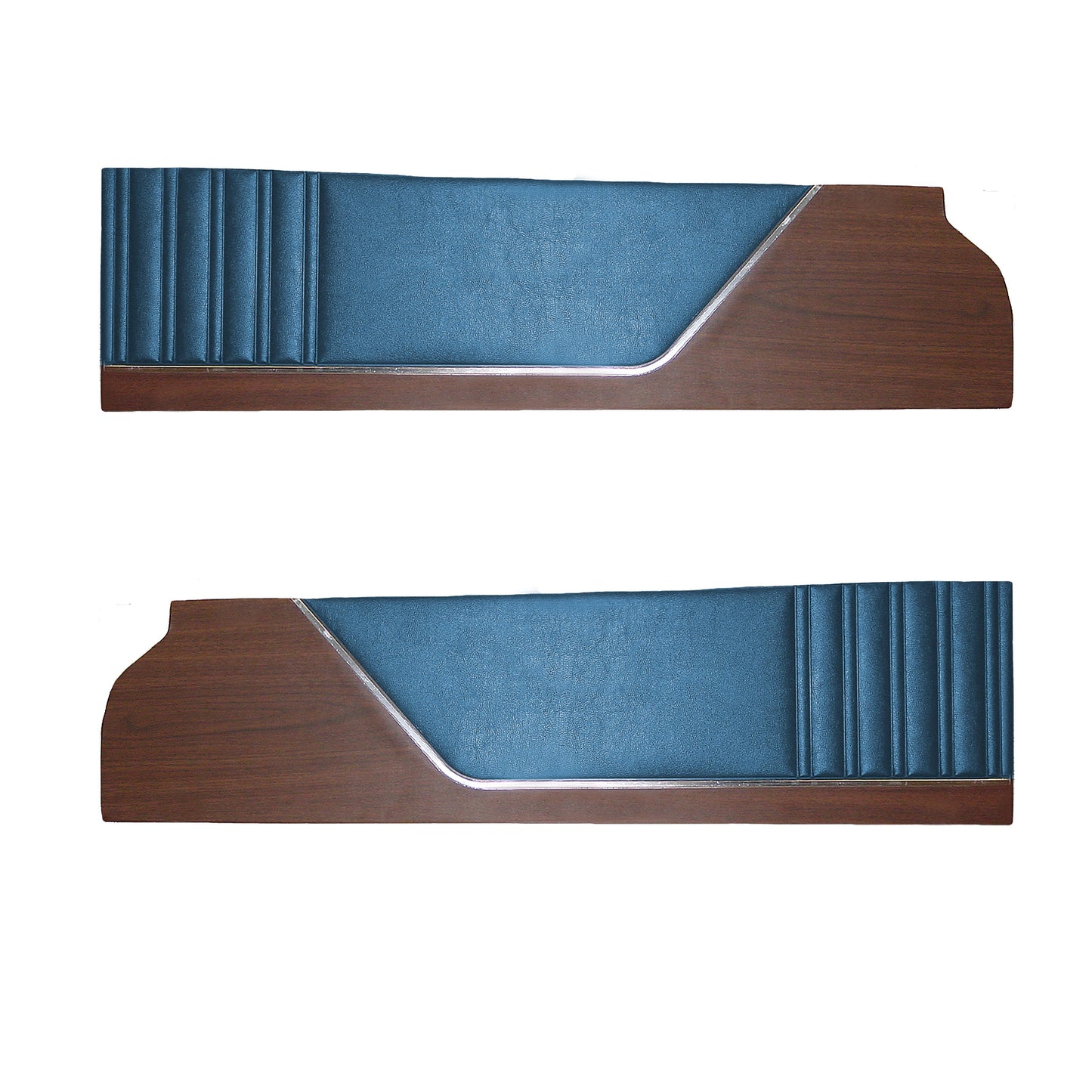73 SATELLITE SEBRING PLUS FRONT UPPER DOOR PANELS (COACHMAN GRAIN) - BRIGHT BLUE