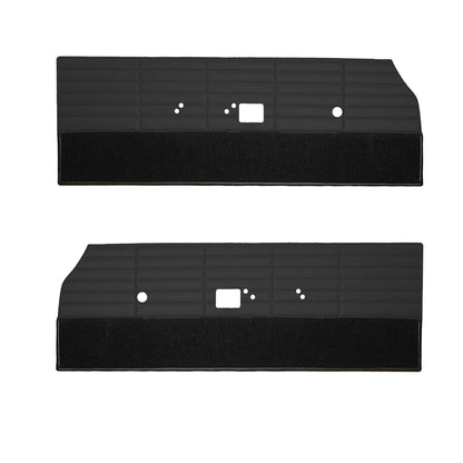 66 CORONET 500 FRONT DOOR PANELS - BLACK