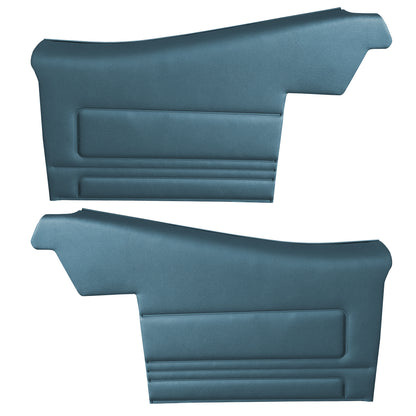 68 GTO/LEMANS CONVERTIBLE REAR PANELS (PRE-ASSEMBLED) - BLUE