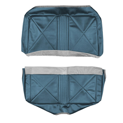 66 F-85/CUTLASS/442 HOLIDAY/SPORTS COUPE REAR UPHOLSTERY - BLUE